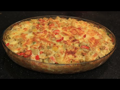 طريقة عمل مكرونة بالخرشوف والليمون