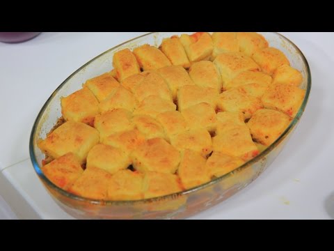 شاهد طريقة إعداد لحمة معصجة بقطع العجينة