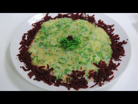 شاهد إعداد سلطة بطاطس بالبنجر والثوم