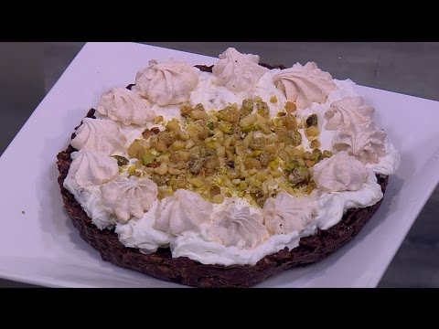 طريقة إعداد تشيز كيك بالمارينج و المكسرات