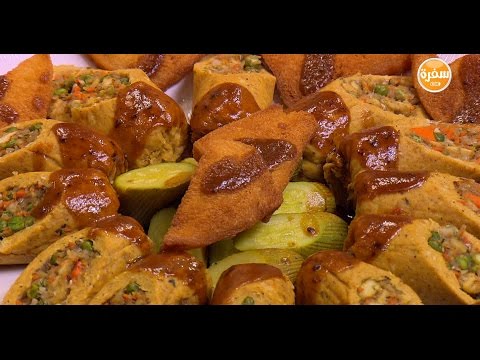 طريقة اعداد رول الدجاج المحشي خضار