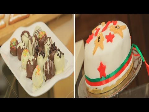 شاهد طريقة إعداد كيك بوبس  كيكة بابا نويل  كوكيز الكريسماس