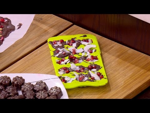 شاهد طريقة عمل بارات الشيكولاتة بعين الجمل