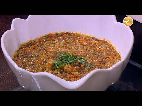 بالفيديو طريقة عمل ومقادير شوربة العدس الأسمر