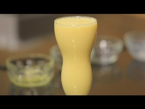 شاهد طريقة إعداد سموذي برتقال ومانجو