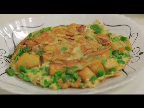 بالفيديو طريقة عمل ومقادير أومليت بالبطاطس المحمرة