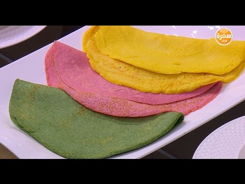 بالفيديو طريقة عمل ومقادير كريب بحشوات متنوعة