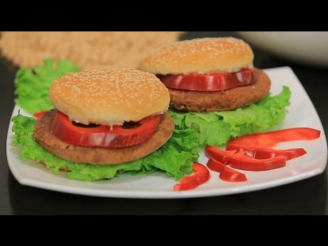 شاهد طريقة إعداد برجر نباتي