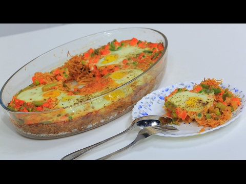 شاهد إعداد شعرية بالخضار والبيض