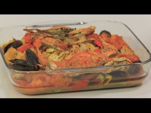 بالفيديو طريقة إعداد ومقادير طاجن بحريات بالكاري