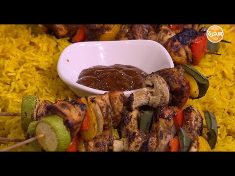طريقة إعداد شيش طاووق بتتبيلة الباربيكيو