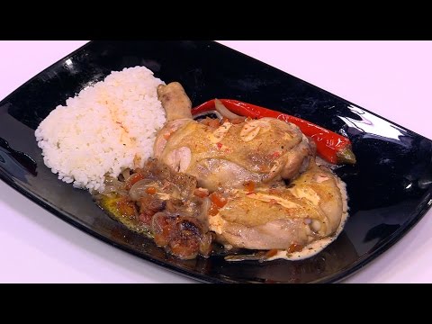 طريقة إعداد أوراك دجاج حارة بصوص الطماطم