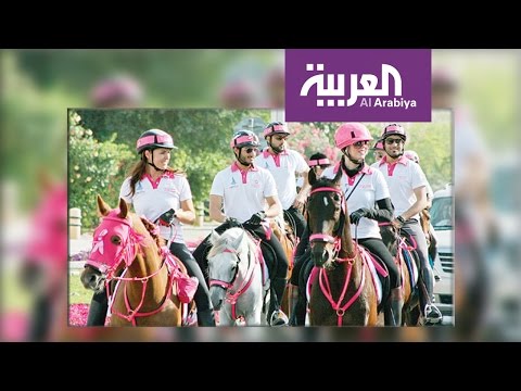 شاهد انطلاق مسيرة القافلة الوردية للتوعية بسرطان الثدي