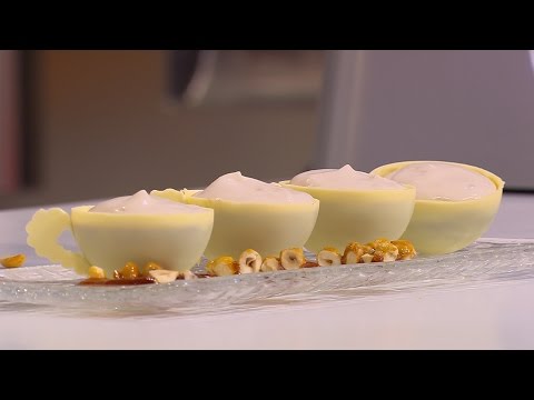 شاهد طريقة تقدمها الشيف نرمين هنوإعداد كابوتشينو الشوكولاتة