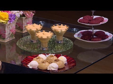 بالفيديو طريقة إعداد ومقادير ريد فيليفت كوكيز  قوالب التفاح بالبسكويت  موس الكراميل