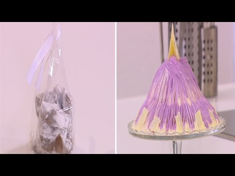 بالفيديو طريقة إعداد ومقادير كيك القلقاس و فروستنغ الكريم تشيز  كراميل الفانيليا