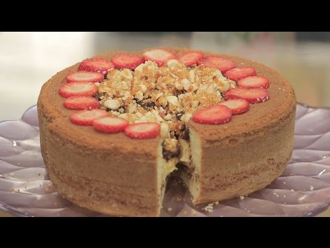 طريقة إعداد كعكة الكاسترد