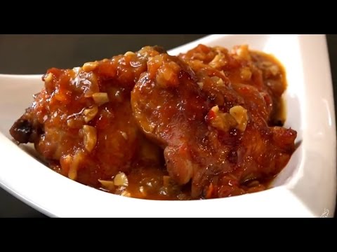 طريقة إعداد دجاج مسبك أحمر حار وحلو