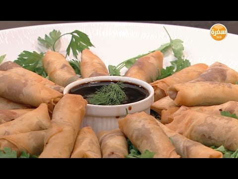 طريقة عمل سبرينج رولز بالدجاج