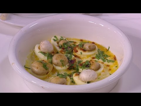 طريقة عمل بيض محشو بالجبن