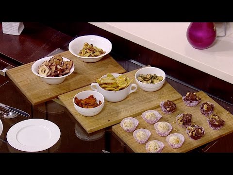 شاهد طريقة إعداد سناكس متنوعة  كرات الشيكولاتة بالتمر