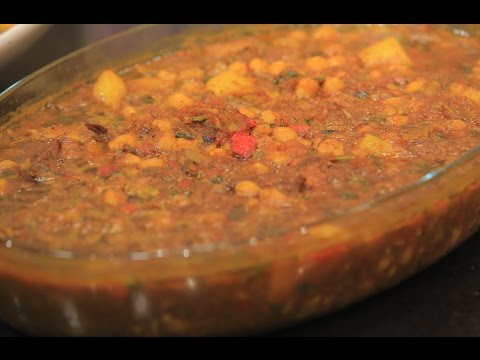 بالفيديو طريقة إعداد ومقادير بطاطس بالكاري والحمص