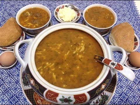 شاهد طريقة إعداد حريرة مغربية تقليدية بالخميرة البلدية