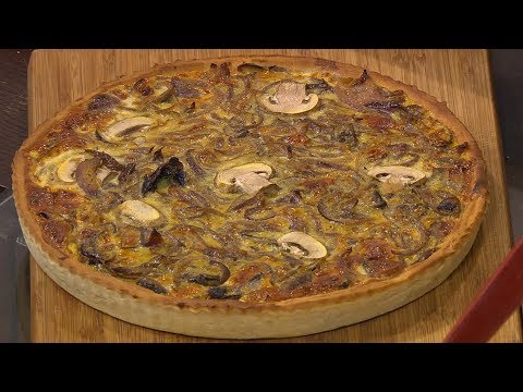 طريقة إعداد كيش بالبصل المكرمل