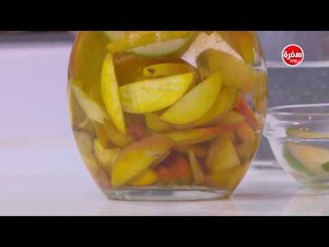 شاهد طريقة إعداد أيس تي بالخوخ