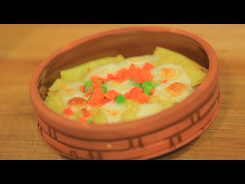 شاهد طريقة إعادة ومقادير بطاطس بوتين بالخضار والجبن