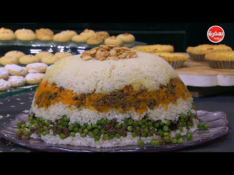 طريقة إعداد أرز بالجزر والبسلة