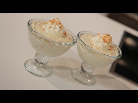 طريقة اعداد موس الفول السوداني بالشوكولاتة البيضاء