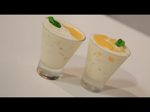 طريقة اعداد ايس كريم الزبادي بالاناناس