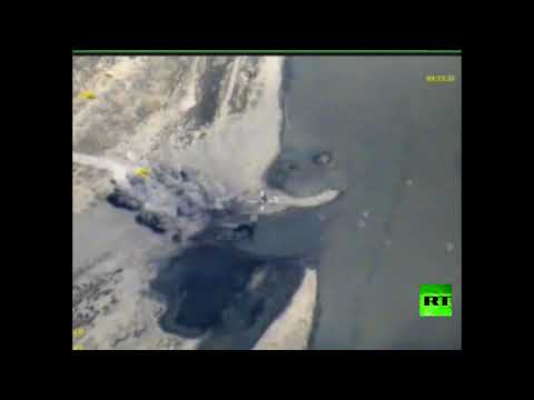 الطيران الروسي يقصف زوارق داعش في الفرات