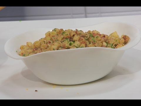 طريقة إعداد معكرونة بالثوم و البقدونس