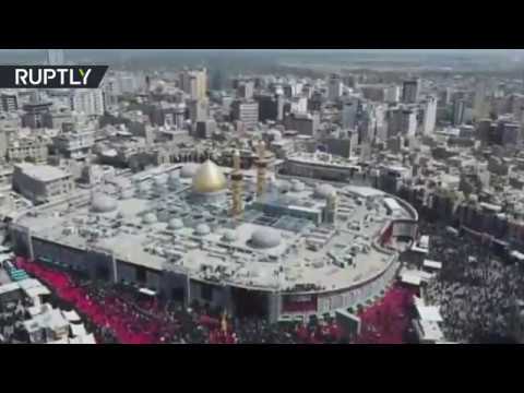 شاهد الملايين يُحيون شعائر ذكرى يوم عاشوراء