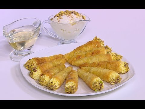 شاهد طريقة إعداد كون الكنافة