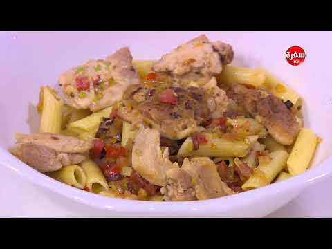 طريقة إعداد شيش دجاج مع صوص الطماطم الحار