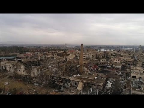 الموصل من الأعلى ركام من الأنقاض