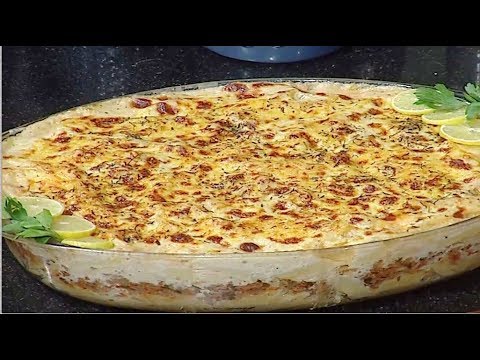 طريقة إعداد صينيه مكرونه بالبشاميل