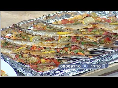 طريقة إعداد الأرز الأحمر والبني مع سمك ماكريل بالبطاطس