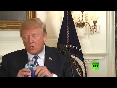 موقف محرج أثناء كلمة دونالد ترامب