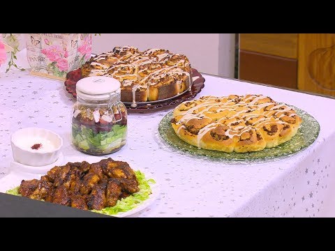 شاهد طريقة إعداد شاورمة رول على طريقة غادة و وصفات اخرى