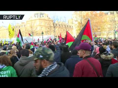 تظاهرات في فرنسا رفضا لزيارة نتنياهو إلى فرنسا