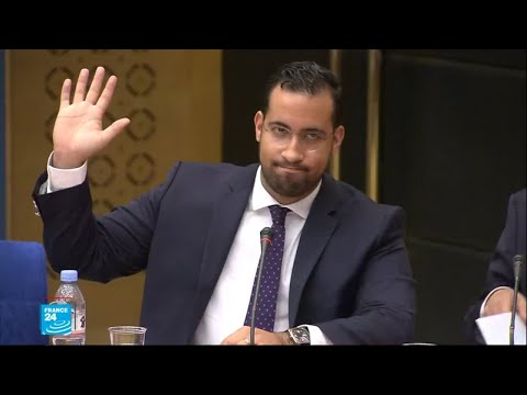 شاهد بينالا يدافع عن نفسه خلال جلسة استماع في مجلس الشيوخ الفرنسي