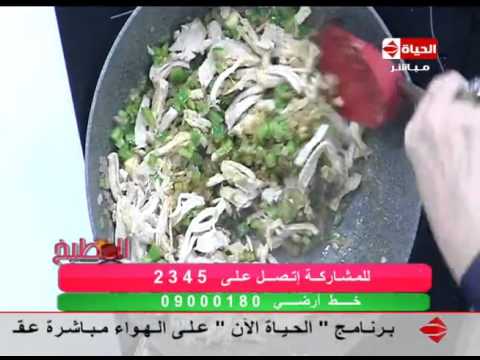 شاهد طريقة عمل صينية معكرونة الدجاج مع الكاري