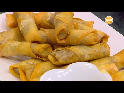 طريقة عمل سبرينج رولز بالدجاج