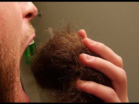 شاهد ما يحدث عندما تبتلع شعرًا