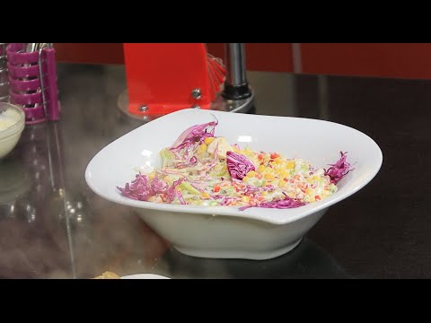 طريقة عمل سلطة الفاكهة بالخضار