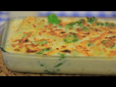 طريقة عمل قرنبيط بالبروكلي جراتان